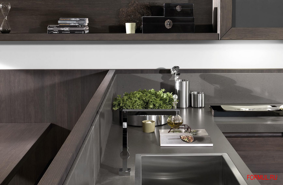 Кухня Grattarola Wood (seppia)